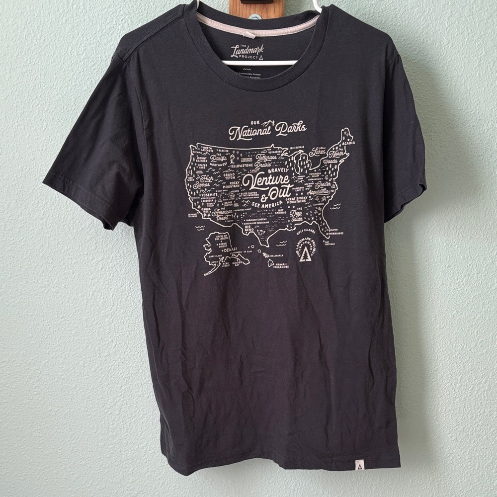 National Parks Black T-Shirt